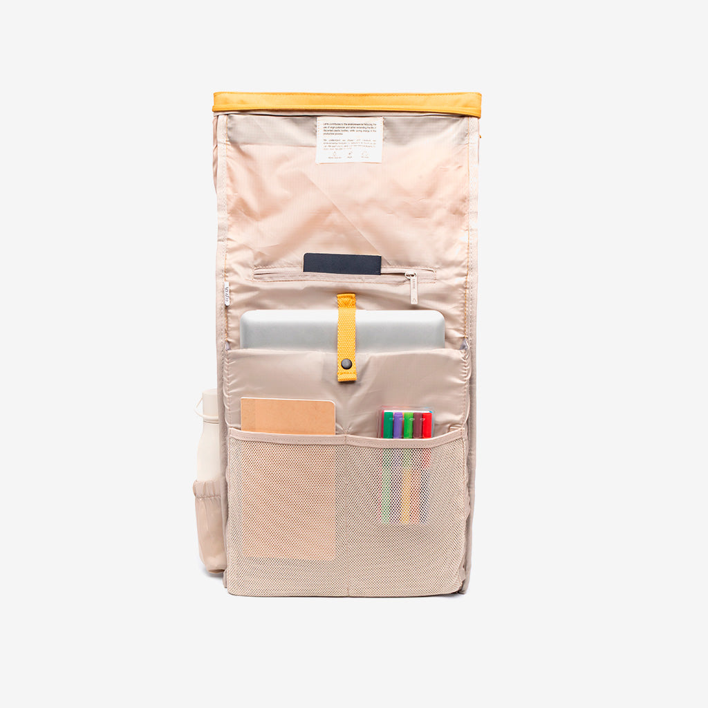 Roll Backpack Mustard - Lefrik
