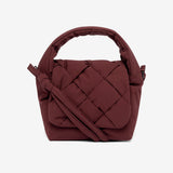 Ani Mini Bag Braided Burgundy