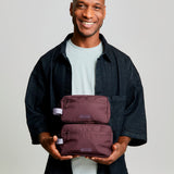 Kei Double Washbag Wine