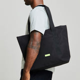 Strata Tote Bag Black Lime Vandra