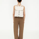 Handy Mini Backpack Ecru Dots