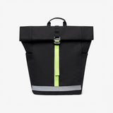 Lars Roll Backpack Black Lime