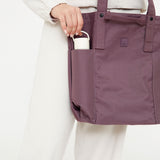 Bolso Raw Tote Maroon