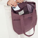 Bolso Raw Tote Maroon