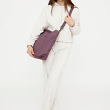 Bolso Raw Tote Maroon