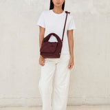 Ani Mini Bag Braided Burgundy