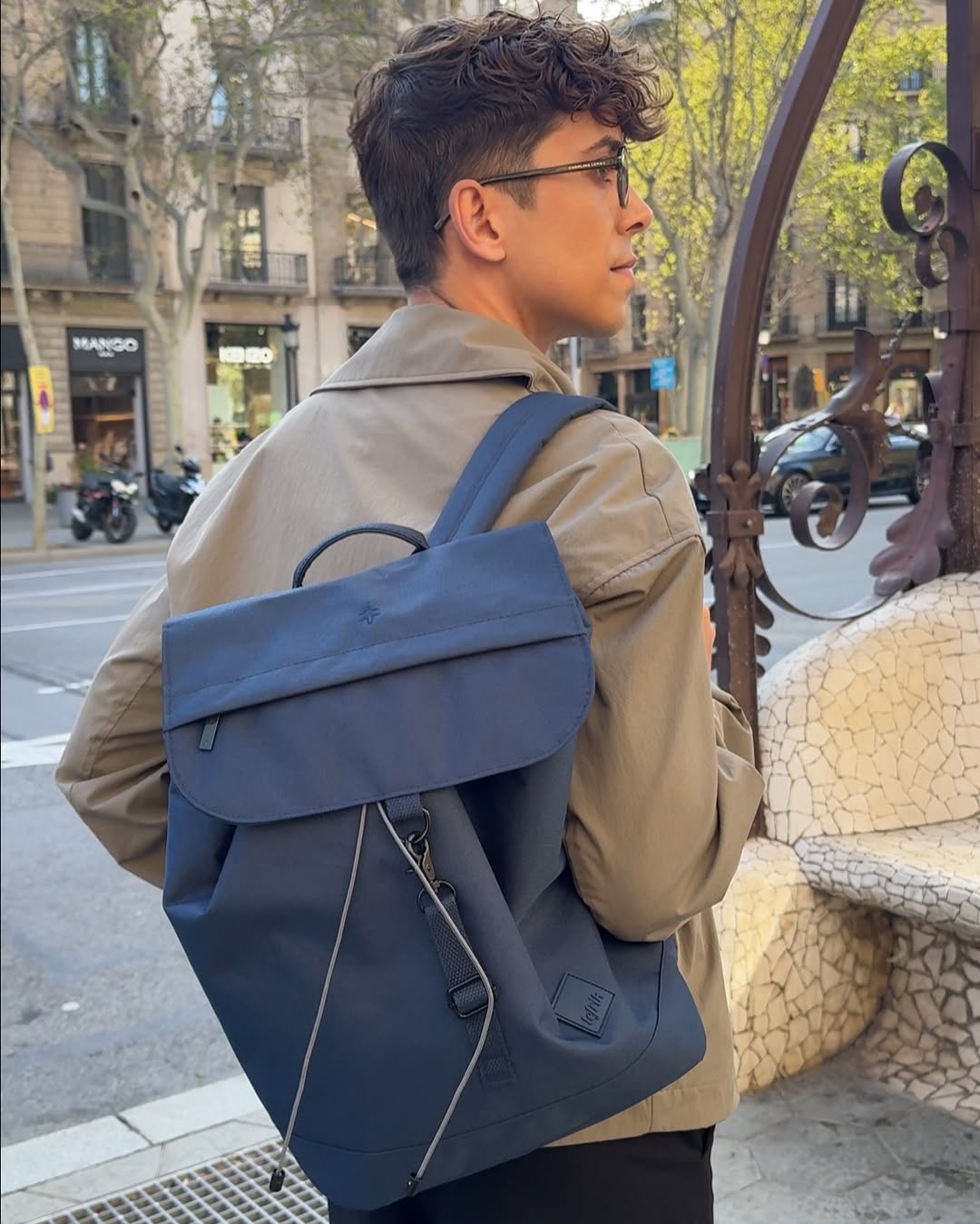 Kaut Backpack Navy - Lefrik