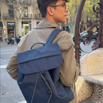 Kaut Backpack Navy - Lefrik