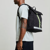 Pack Lars Roll Backpack Black Lime
